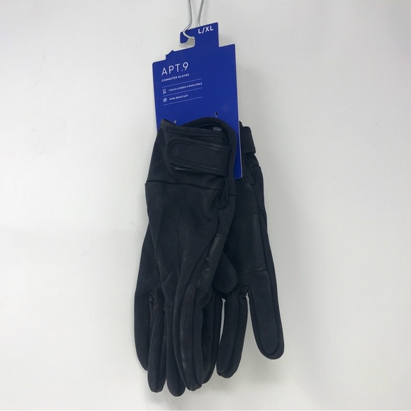 APT. 9 Commuter (Wind Resistant) Glove, Size L/XL - Black Women's - Picture 1 of 11